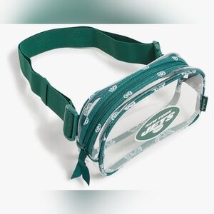 NWT Vera Bradley New York Jets Women's Clear NFL Belt Bag